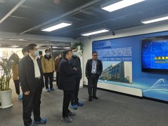 新华社山东分社总编栗建昌调研海声尼克微电子